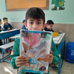 زنگ هنر پایه اول دبستان شیخ محمد خیابانی-1404